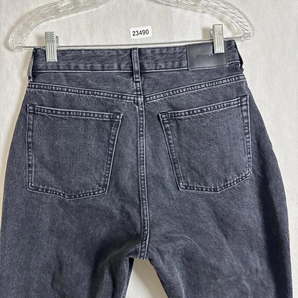 Everlane Women's Size 29 Crop Organic Cotton Curvy 90’s Cheeky Straight Jean - Picture 4 of 12